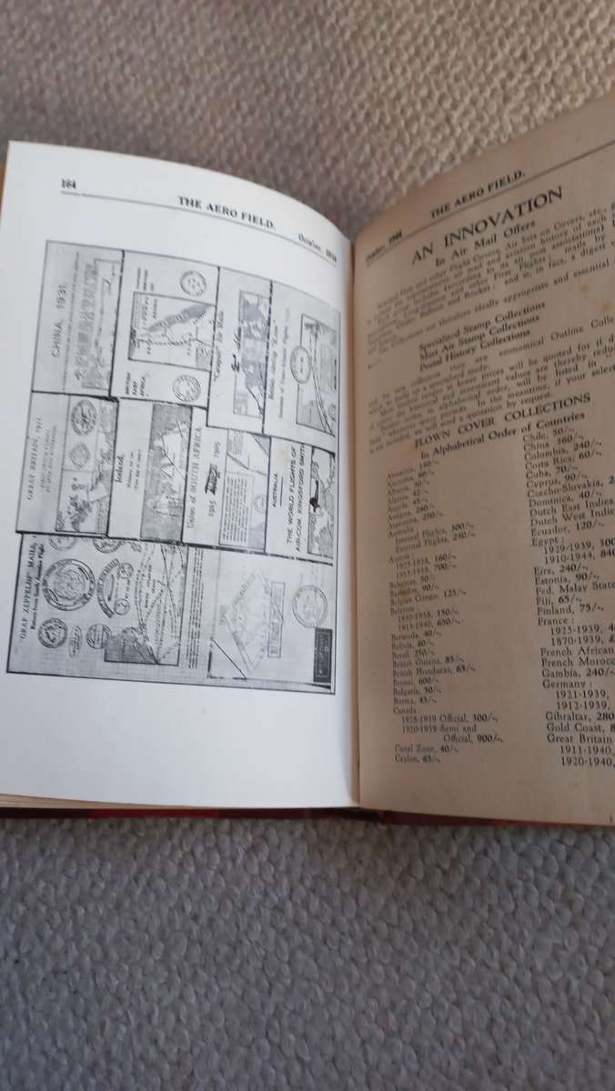 A VERY SCARCE AND MUST HAVE BOOK FOR AERO-PHILATELY-HUGE REFERENCE !!!!